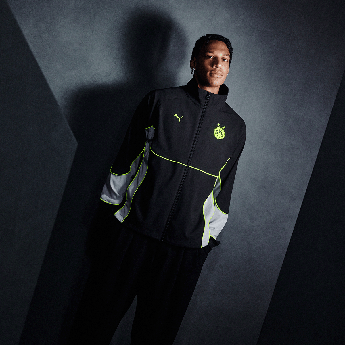 BVB Puma Tech-X Track Jacke 26-27 schw.