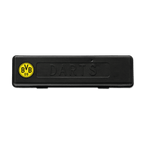 黒色のダーツボックスで、目を引く黄色のBVBロゴと「DARTS」の刻印が入っており、ボルシア・ドルトムントのファンに最適です。