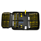 Borussia Dortmund Federmäppchen in schwarzgelbem Design, ideal für Fans, komplett gefüllt mit Stiften, Radiergummi, Lineal und weiteren Schulutensilien.