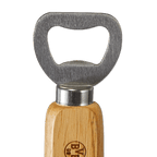 Sturdy BVB bottle opener with an elegant wooden handle and an engraved BVB logo—perfect for fans and collectors.