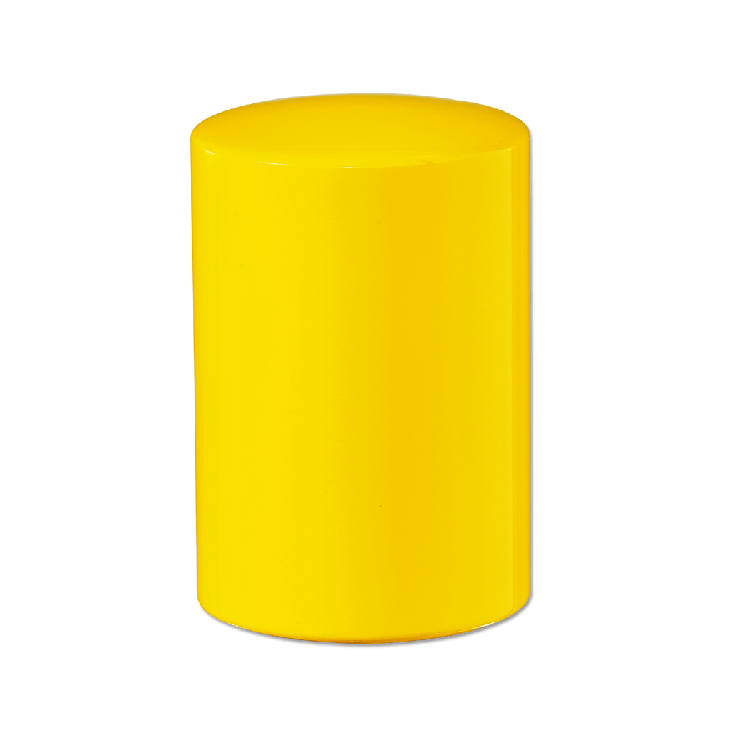 Apribottiglie cilindrico BVB “Push and Pull” di colore giallo, ideale per i tifosi del Borussia Dortmund.