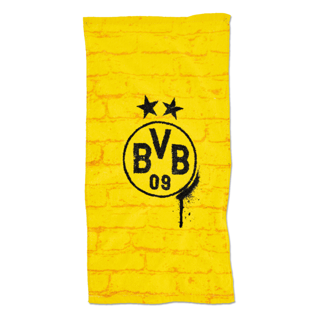 Foulard magique noir et jaune du BVB, orné du logo du BVB et de deux étoiles. L'accessoire idéal pour les supporters du Borussia Dortmund.