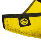 La serviette de douche du BVB, aux couleurs noir et jaune et arborant l'emblème du club, mesure 70 x 140 cm et constitue un article idéal pour les vrais supporters du Borussia Dortmund.