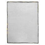 Couverture polaire du BVB avec imprimé du stade en noir et jaune, idéale pour les supporters du Borussia Dortmund, dimensions : 150 x 200 cm.
