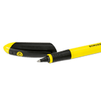 Penna a sfera nera e gialla del BVB con il logo del Borussia Dortmund e design ergonomico, ideale per i tifosi e per l’ufficio