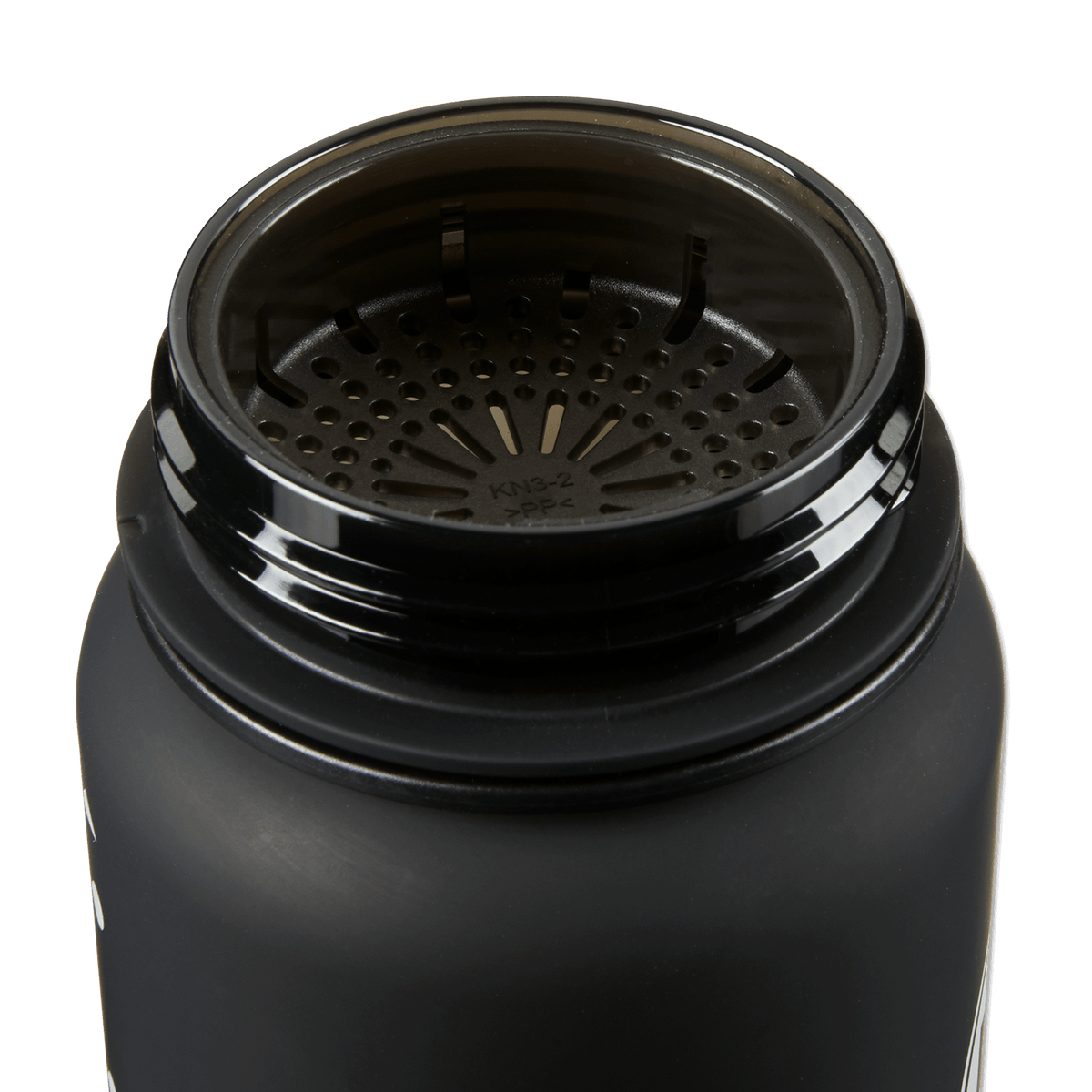 Gourde de sport Tritan du BVB, noire et jaune, d'une contenance de 650 ml, avec un filtre intégré très pratique.