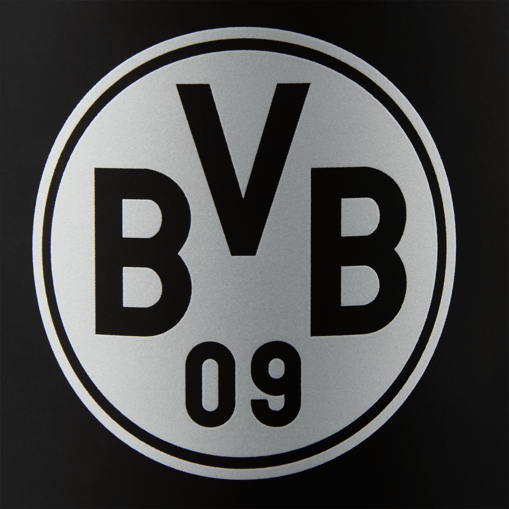 La gourde de sport BVB-Tritan d'une contenance de 650 ml, aux couleurs noir et jaune, arborant un logo BVB bien visible.