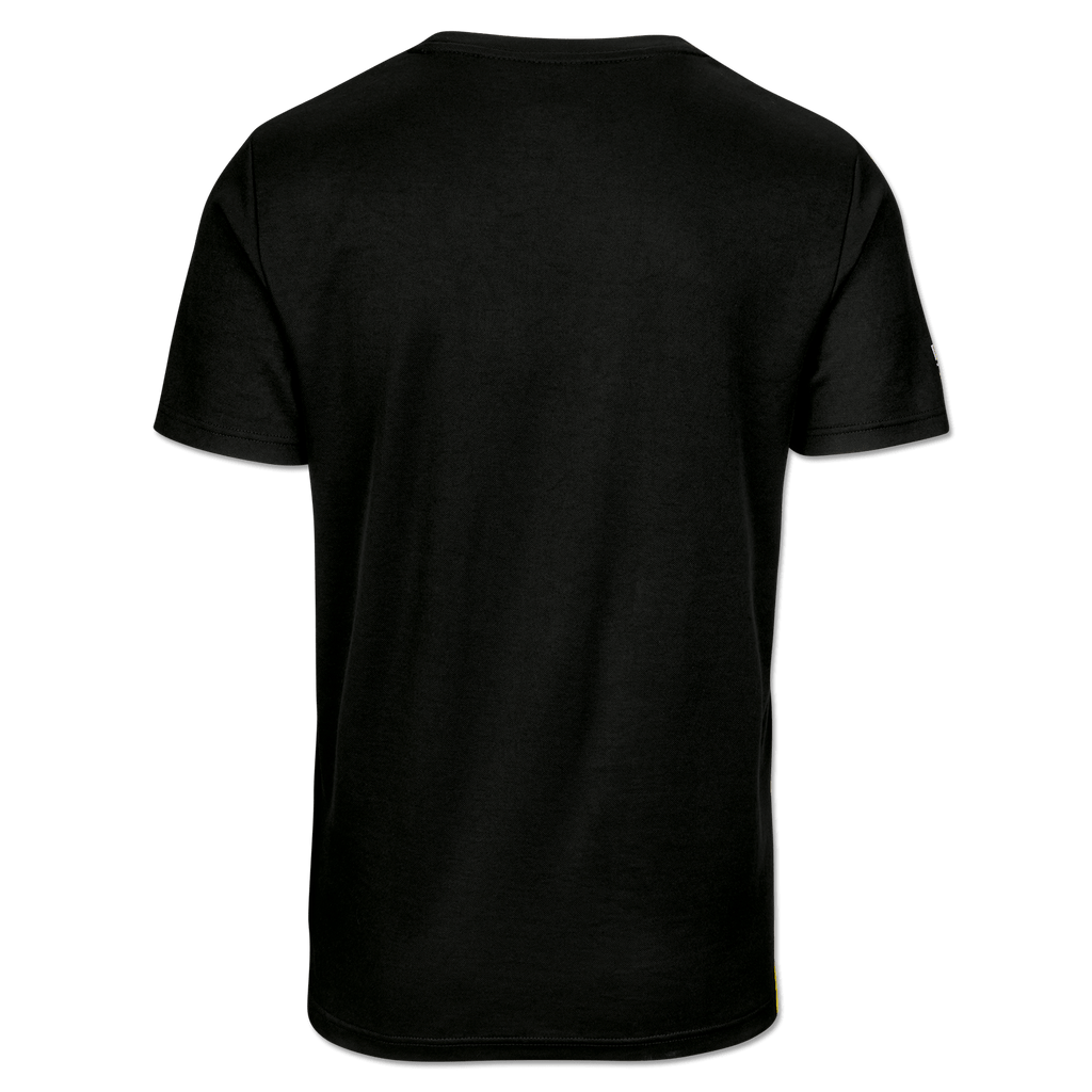 Un t-shirt de travail noir du BVB vu de dos, sans logos ni impressions visibles.