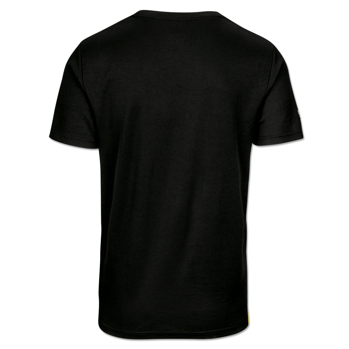 Un t-shirt de travail noir du BVB vu de dos, sans logos ni impressions visibles.