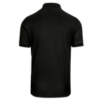 Rückansicht eines schwarzen Borussia Dortmund Work Poloshirts in schlichtem Design.