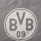 Parure de lit réversible BVB noir et jaune, 200 x 220, avec un grand logo du club et deux étoiles, parfaite pour les vrais fans du Borussia Dortmund.