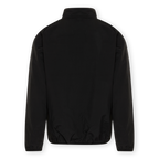 Vue de dos d'une veste softshell noire du BVB pour les supporters, au design sobre et élégant.