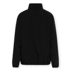 Chaqueta softshell del BVB para mujer en color negro, vista trasera. Ideal para las aficionadas del Borussia Dortmund y perfecta como chaqueta funcional para actividades al aire libre.