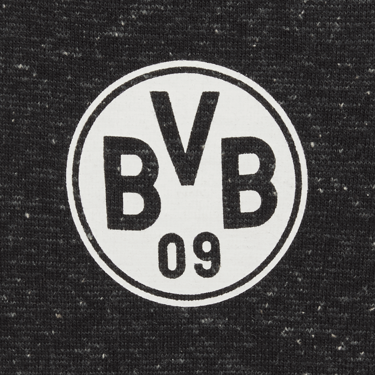 Pantaloni da felpa neri del BVB da donna, impreziositi da un vistoso logo bianco BVB 09 sul davanti.