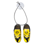 Scarpe da auto del BVB nei colori nero e giallo con il logo BVB 09. Un accessorio ideale per i tifosi del Borussia Dortmund, perfetto per decorare la vostra auto.