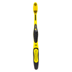 Brosse à dents aux couleurs du club (noir et jaune), avec le logo du BVB et l'inscription « Borussia Dortmund », article de fan destiné aux supporters du BVB.