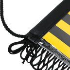 Black-and-yellow BVB car banner with a striped pattern, fringe, and logo—perfect for decorating the stadium or your car.