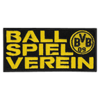 黑色与黄色相间的多特蒙德（BVB）贴布，印有“Ballspielverein”字样和BVB徽标，是所有球迷的必备单品。