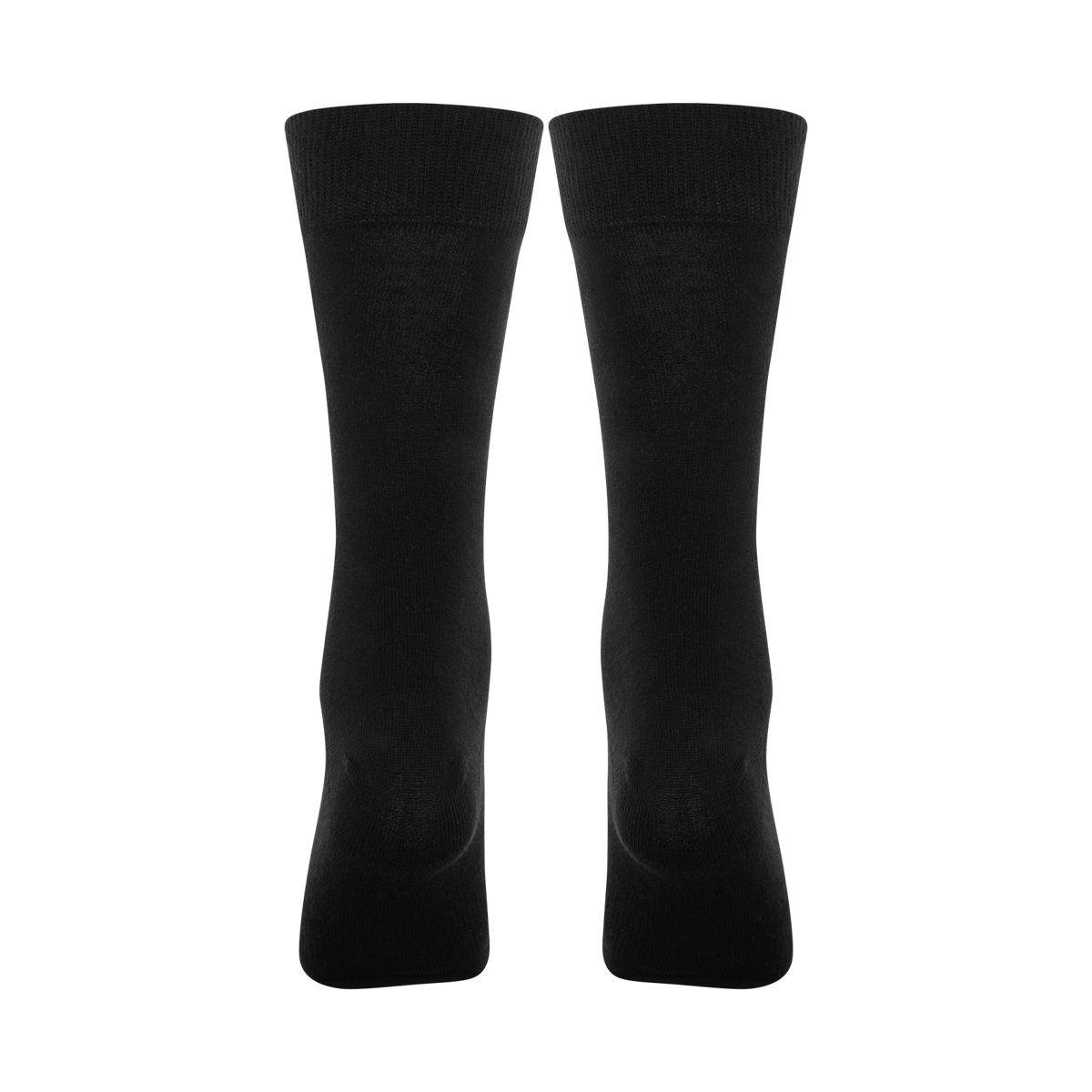 Lote de dos pares de calcetines negros de estilo business del BVB con un diseño sencillo, ideales como complemento para los aficionados.