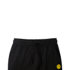 Short de loisirs noir pour enfants du BVB, orné du logo jaune du BVB sur le devant, confortable et idéal pour le sport et les loisirs.