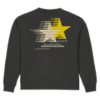 Jersey de cuello redondo para mujer en color gris, con un gran diseño de estrella amarilla y blanca y la inscripción «Borussia Dortmund» en la espalda. Un artículo ideal para las seguidoras del BVB.