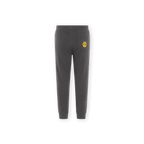 Pantalon de jogging pour enfant du Borussia Dortmund, noir avec le logo jaune du BVB sur la poche arrière, idéal pour les supporters du BVB.