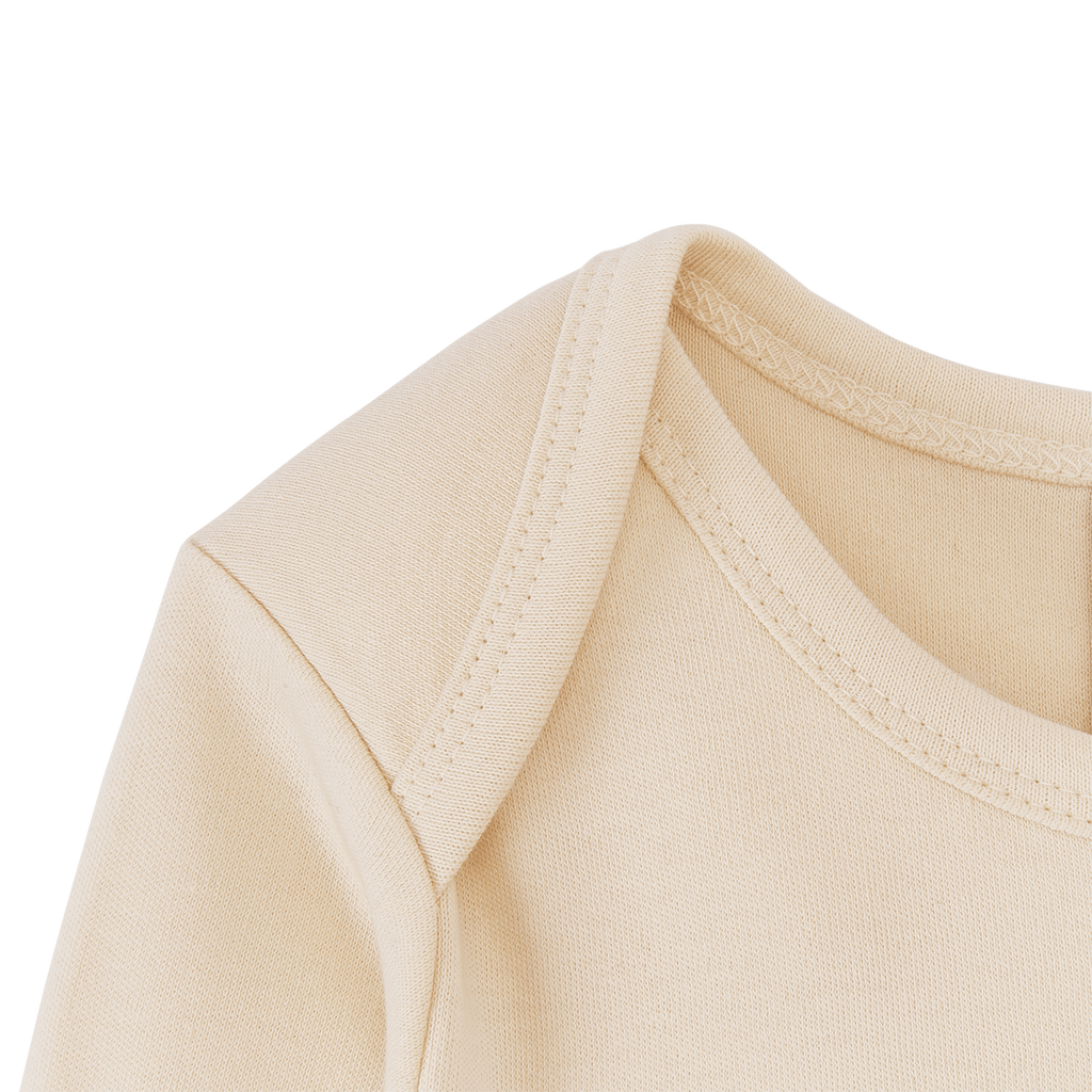 Body per neonati del BVB color beige della collezione “Save the Bees”, ecologico e perfetto per i piccoli tifosi del BVB.