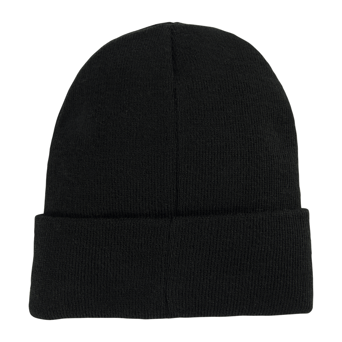 Black beanie for kids with a reflective BVB logo—the perfect accessory for Borussia Dortmund fans.