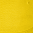 Sombrero de pescador amarillo con el logotipo negro del BVB, un complemento para los aficionados del Borussia Dortmund.