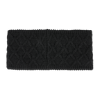 Bandeau noir pour femme, produit officiel du BVB au design tricoté moderne, idéal pour les journées froides.