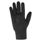 Un gant fonctionnel noir du BVB, orné du logo du club et doté d'éléments antidérapants, idéal pour les supporters et pour un usage fonctionnel.