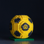 BVB soccer model kit in black-and-yellow design with the BVB-09 logo, perfect for fans and collectors.