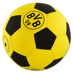 这款黑色和黄色相间的氯丁橡胶足球印有多特蒙德（BVB）队徽，是多特蒙德球迷和体育活动的理想之选。