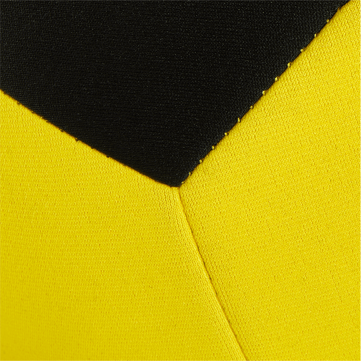 Un balón de fútbol del BVB en colores negro y amarillo, fabricado en neopreno y con un tamaño de 20 cm, perfecto para los aficionados y para jugar.