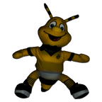BVB-Nachtlicht EMMA, das Maskottchen des BVB, im traditionellen schwarzgelben Trikot, ideal als Kinderzimmer-Dekoration oder Fanartikel.