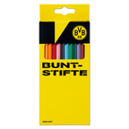 BVB 12支装彩色铅笔，采用印有BVB标志的黑黄配色包装，非常适合多特蒙德球迷。