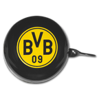 Campanello da bicicletta del BVB nei colori nero e giallo, con il caratteristico logo del BVB e il numero 09 su sfondo giallo. Un articolo ufficiale per i tifosi del Borussia Dortmund.