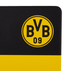 Una calamita rettangolare del BVB nei colori nero e giallo, con il logo del BVB e l'anno 1909, ideale come gadget per i tifosi.
