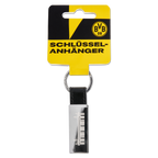 BVB keychain featuring a stadium design, presented in black-and-yellow packaging with the BVB logo and lettering.