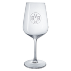 Elegant BVB wine glass set of 2 featuring the BVB-09 logo, ideal for Borussia Dortmund fans and stylish occasions.