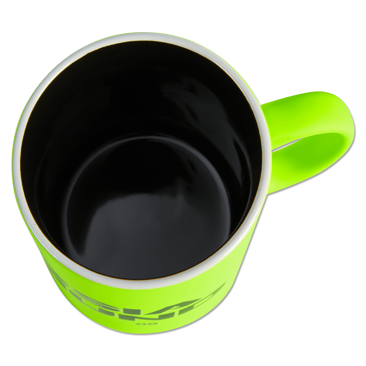 Tazza luminosa del BVB dai colori al neon, con interno nero e logo ufficiale del Borussia Dortmund. Un accessorio ideale per i tifosi.