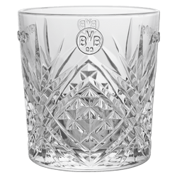 Juego de 2 vasos del BVB con un elegante diseño de cristal y el logotipo del Borussia Dortmund grabado, ideales para aficionados y como piezas de colección.