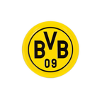 The iconic round BVB logo in black and yellow, featuring black lettering that reads "BVB 09" on a yellow background—perfect for BVB fans.