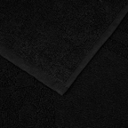 Serviette de bain noire du BVB aux dimensions 70 x 180 cm, idéale comme article de fan ou accessoire de salle de bains.