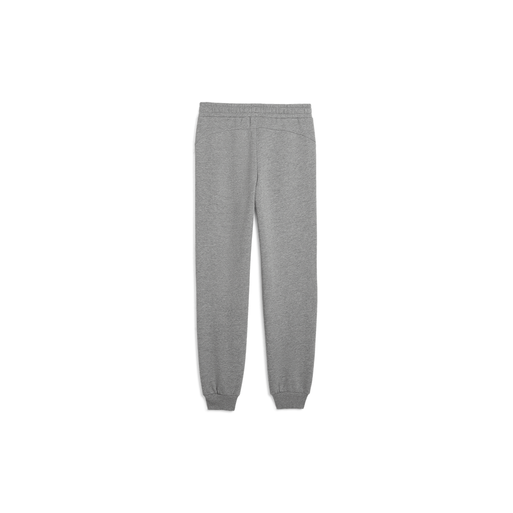 Gray BVB Essential casual pants for kids, shown from the back, with an elastic waistband and a comfortable fit—ideal for leisure and sports.