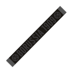 Écharpe noire du BVB portant l'inscription « Borussia 1909 » et le logo du BVB, vue en diagonale.