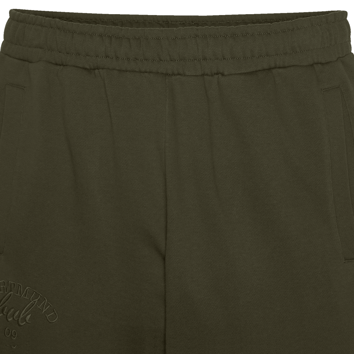 Pantalon de drift BVB pour femme, noir, avec une taille élastiquée et un logo BVB discret, idéal pour les loisirs et le sport.