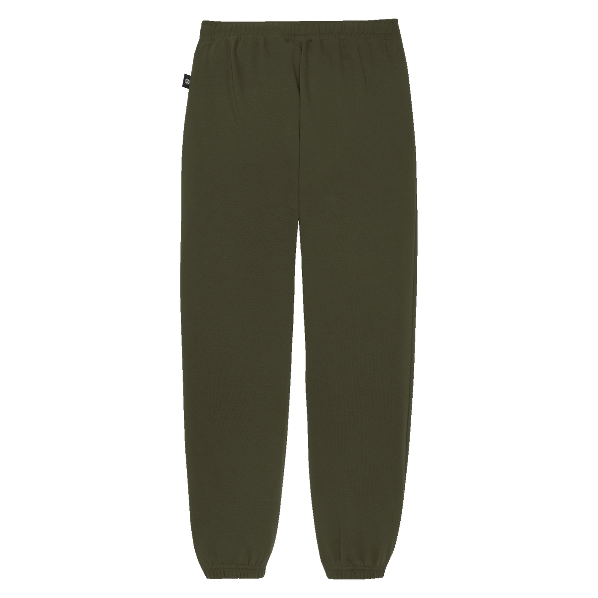 Pantalon pour femme BVB de haute qualité, en coton vert olive, avec des ourlets élastiques, idéal pour le sport et les loisirs.