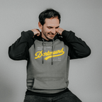 Felpa con cappuccio del BVB nei toni del grigio e del nero, con la scritta "Dortmund" in giallo e la data di fondazione della società. Ideale per i tifosi del Borussia Dortmund.