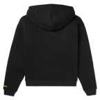 Schwarzer BVB-Hoodie aus der BVB Underground Kollektion, Rückansicht.